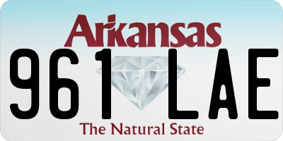 AR license plate 961LAE