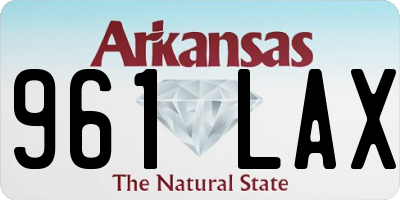 AR license plate 961LAX