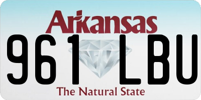 AR license plate 961LBU