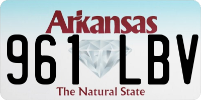 AR license plate 961LBV
