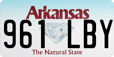AR license plate 961LBY