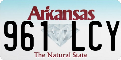 AR license plate 961LCY
