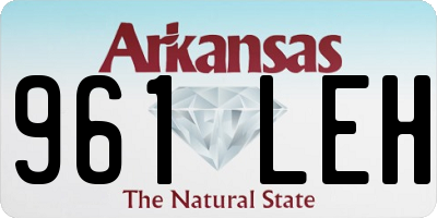 AR license plate 961LEH