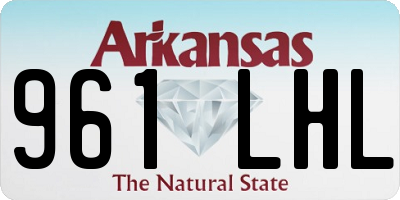 AR license plate 961LHL