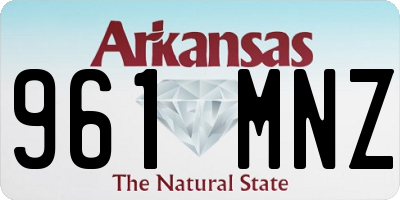AR license plate 961MNZ