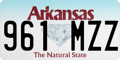 AR license plate 961MZZ