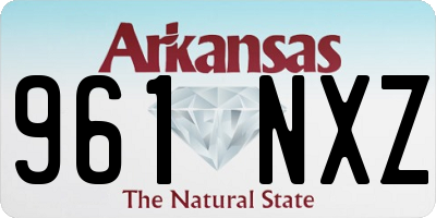 AR license plate 961NXZ