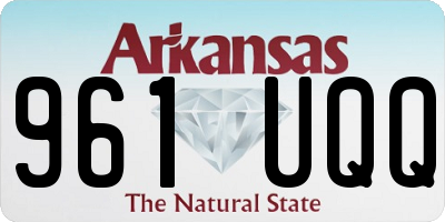 AR license plate 961UQQ