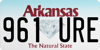 AR license plate 961URE