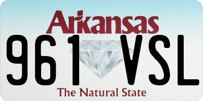 AR license plate 961VSL