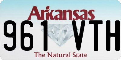 AR license plate 961VTH