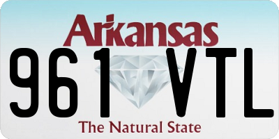 AR license plate 961VTL