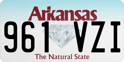 AR license plate 961VZI