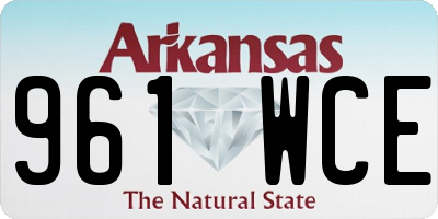 AR license plate 961WCE