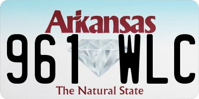 AR license plate 961WLC