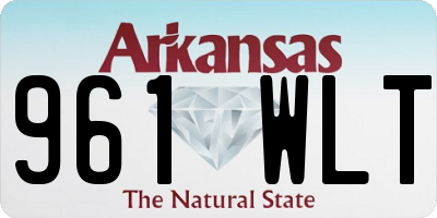 AR license plate 961WLT