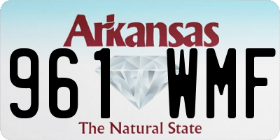AR license plate 961WMF