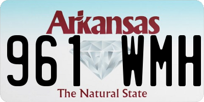 AR license plate 961WMH