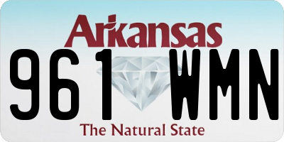 AR license plate 961WMN