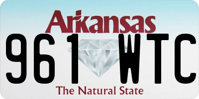 AR license plate 961WTC