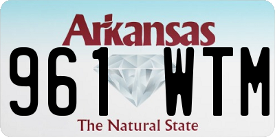 AR license plate 961WTM