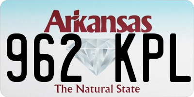 AR license plate 962KPL