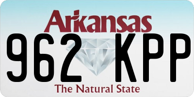 AR license plate 962KPP