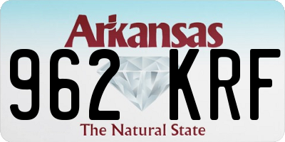 AR license plate 962KRF