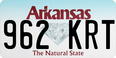 AR license plate 962KRT