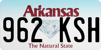 AR license plate 962KSH