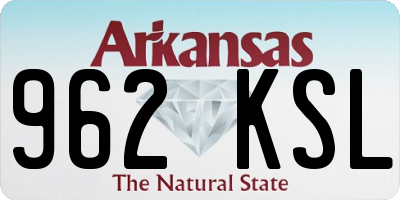 AR license plate 962KSL