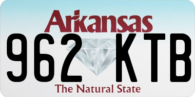 AR license plate 962KTB