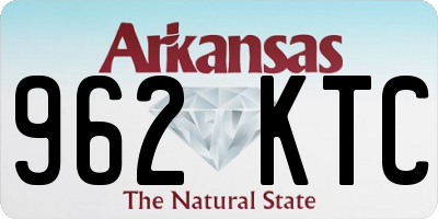 AR license plate 962KTC