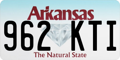 AR license plate 962KTI