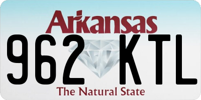AR license plate 962KTL