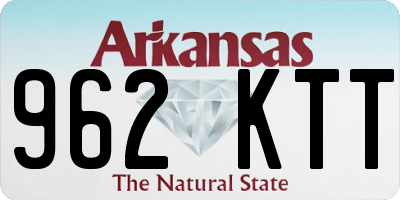 AR license plate 962KTT
