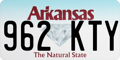 AR license plate 962KTY