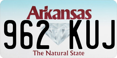 AR license plate 962KUJ
