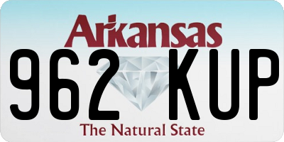 AR license plate 962KUP