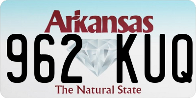 AR license plate 962KUQ