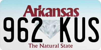 AR license plate 962KUS
