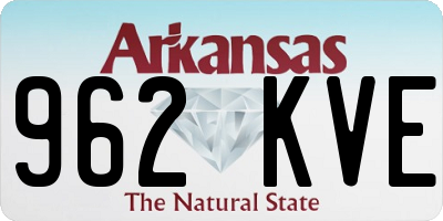 AR license plate 962KVE