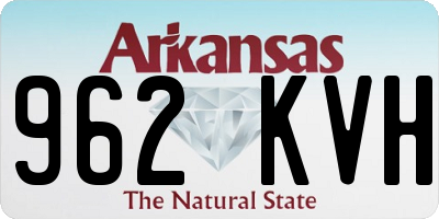 AR license plate 962KVH