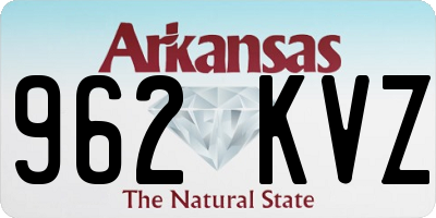 AR license plate 962KVZ