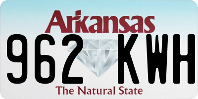 AR license plate 962KWH