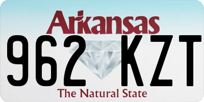 AR license plate 962KZT