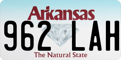 AR license plate 962LAH