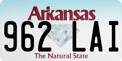 AR license plate 962LAI
