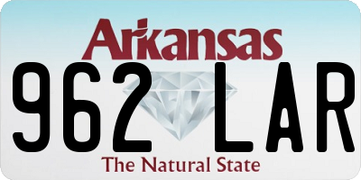AR license plate 962LAR