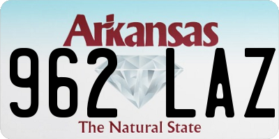 AR license plate 962LAZ
